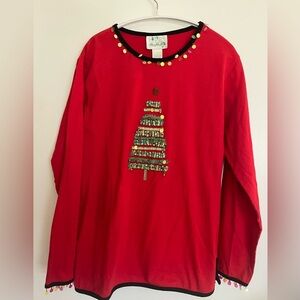 Vintage Christmas Tree Top‎ by the Quacker Factory - NWT - Beaded & Sequins